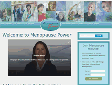 Tablet Screenshot of menopausepower.com